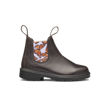 Blundstone 2395 - Kids Brown with Butterfly Lilac Elastic Blundstone Canada