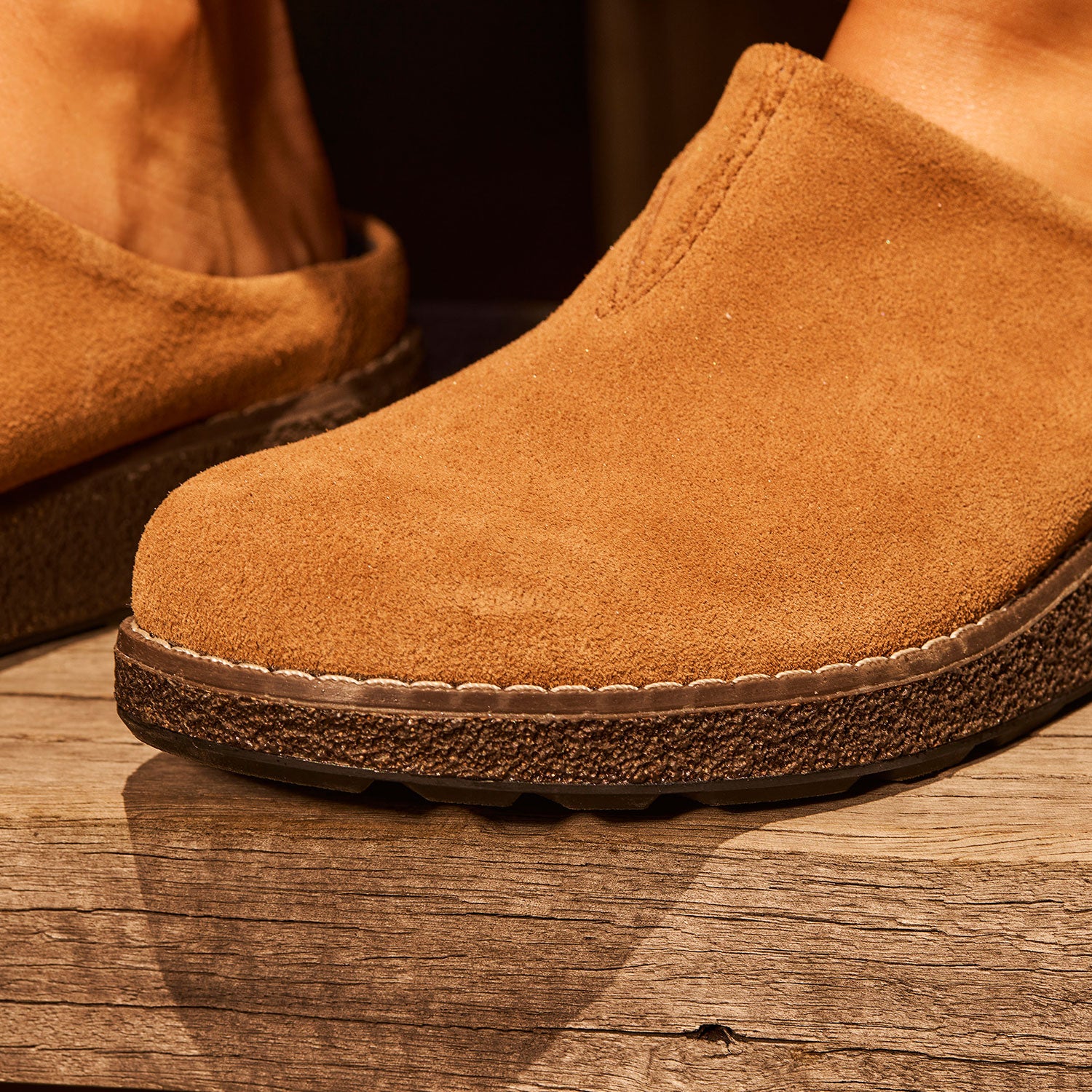 Blundstone 2686 - Aerocork Clog Sahara Tan Suede Blundstone Canada