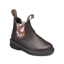 Blundstone 2395 - Kids Brown with Butterfly Lilac Elastic Blundstone Canada