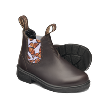 Blundstone 2395 - Kids Brown with Butterfly Lilac Elastic Blundstone Canada