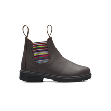 Blundstone 1413 - Kids Brown Striped Elastic Blundstone Canada