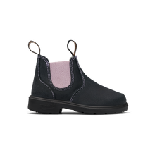 Blundstone 2195 - Kids Navy Suede with Pale Pink Elastic Blundstone Canada