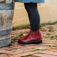 Blundstone 2192 - Kids Red with Burgundy Tartan Elastic Blundstone Canada