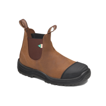 Blundstone 169 - Work & Safety Boot Rubber Toe Cap Crazy Horse Brown Blundstone Canada