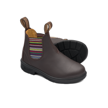 Blundstone 1413 - Kids Brown Striped Elastic Blundstone Canada