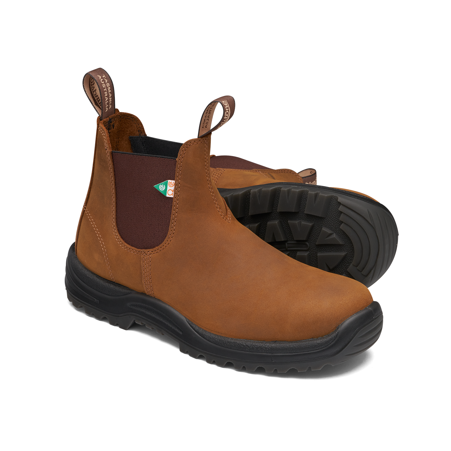 Blundstone 164 Work Safety Boot Crazy Horse Brown