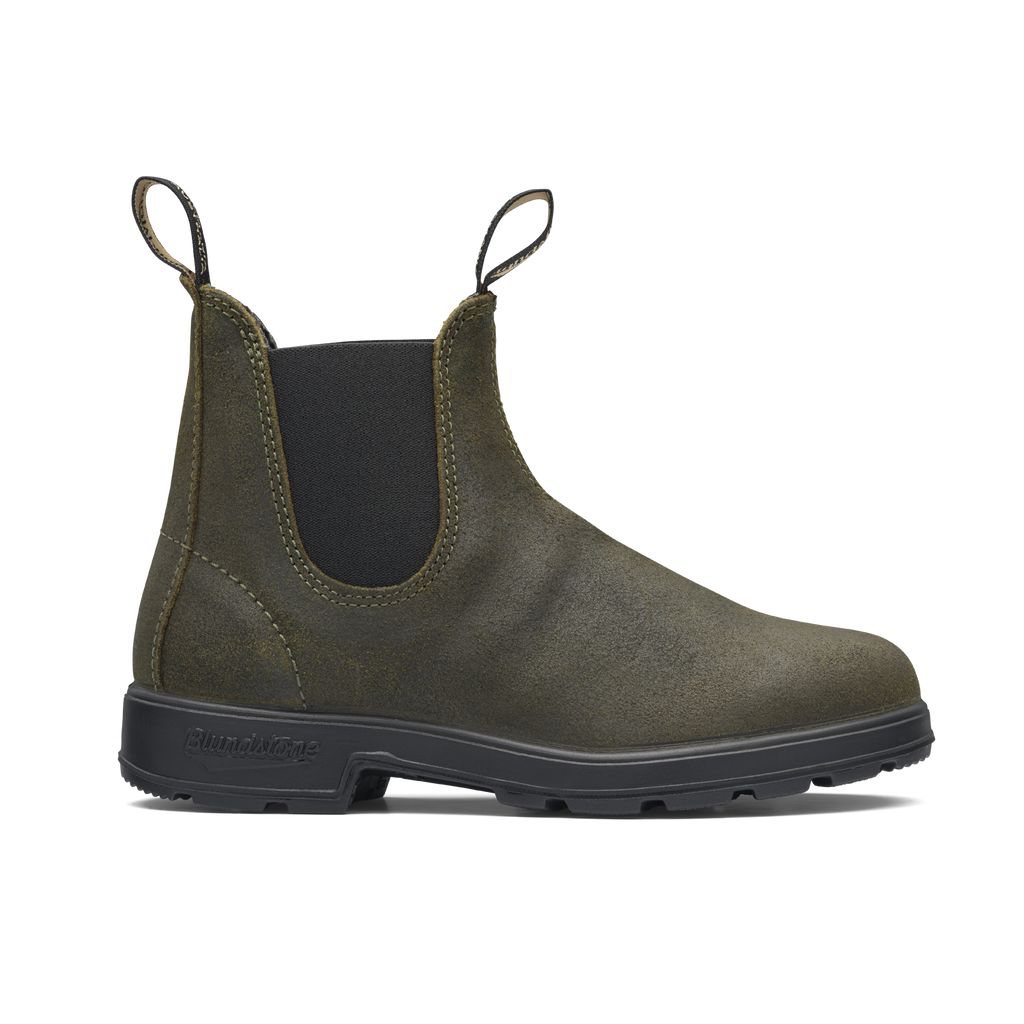 Blundstone 1615 Original Dark Olive Waxed Suede Blundstone Canada