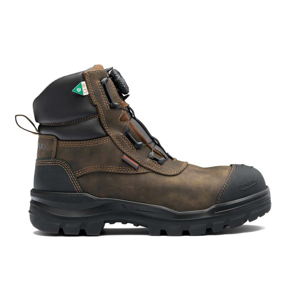 ブルラズ2 Blundstone 8322 - RotoFlex Work & Safety BOA® Boot Rustic Brown
