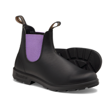Blundstone 2303 Original in Black with Lavender Elastic