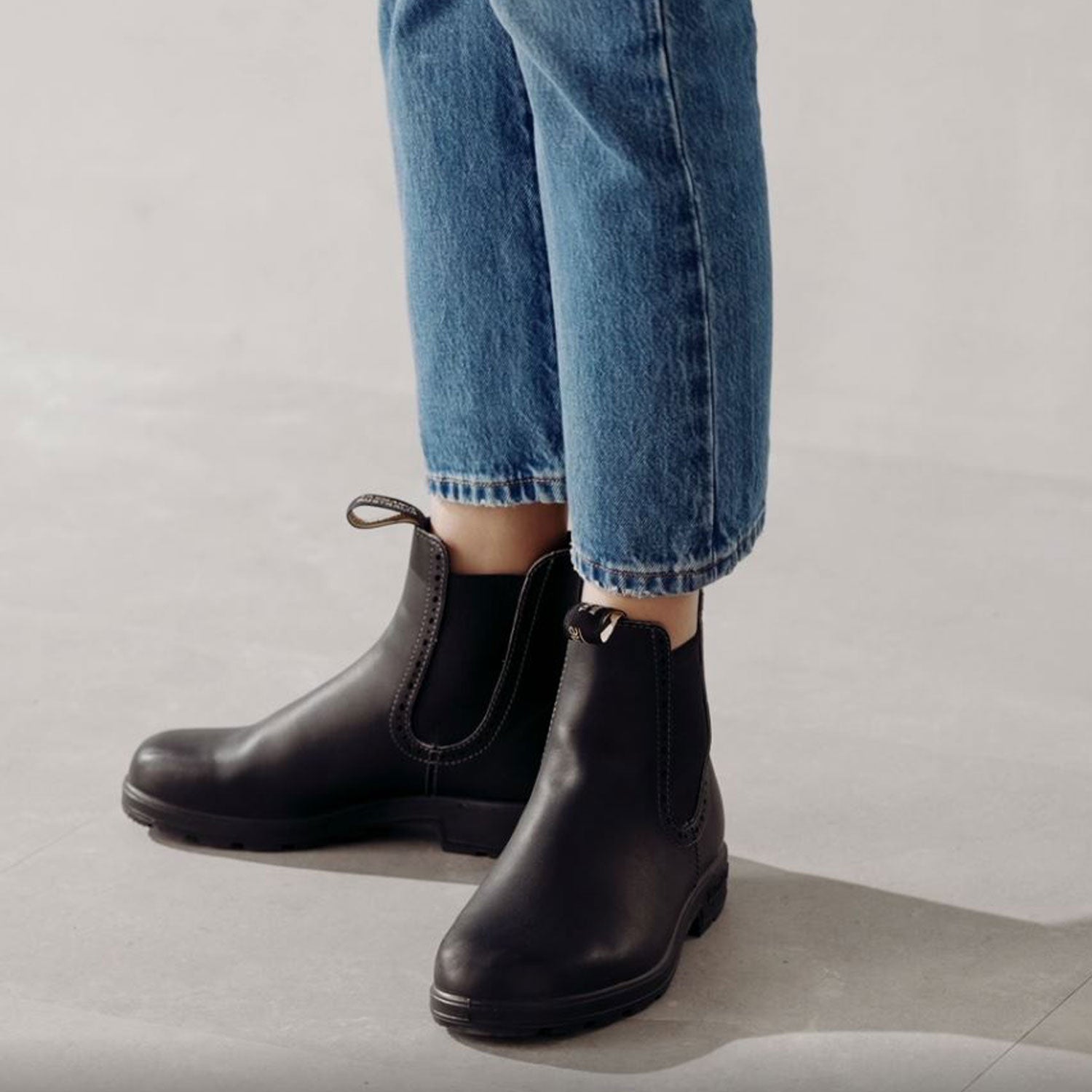 靴 Blundstone united arrows WOMENS SERIES Blundstone 2105 - Originals Black with Rainbow Elastic and