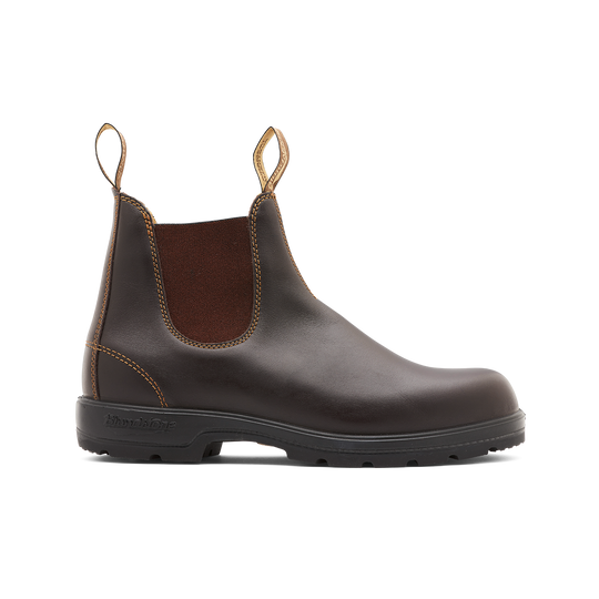 Blundstone Unisex 550 Series Chelsea Boot - Walnut Brown Leather, Pull-On Ankle Boot, UK Size 5 - View #9