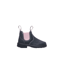 Blundstone 2195 - Kids Navy Suede with Pale Pink Elastic Blundstone Canada